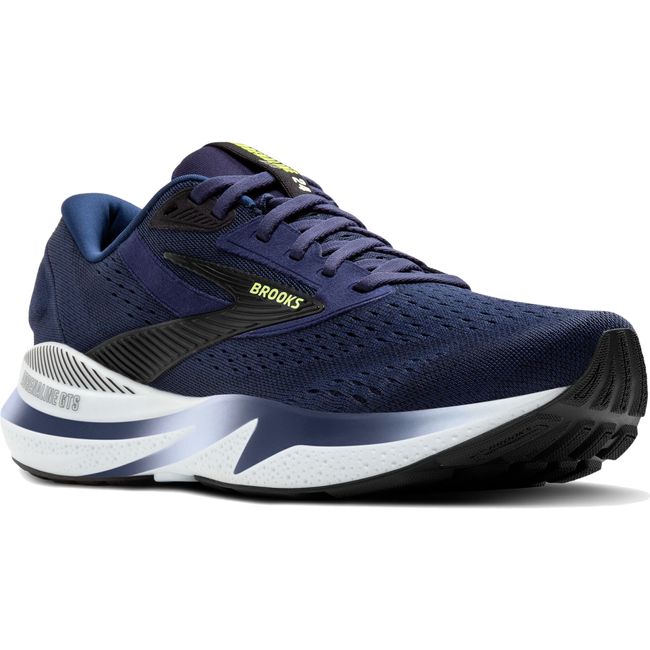 Men&#39;s Brooks Adrenaline GTS 24 running shoe in navy with white sole