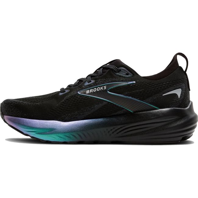 Medial side of Brooks Men's Glycerin 22 Running Shoe in Aurora Black Ebony