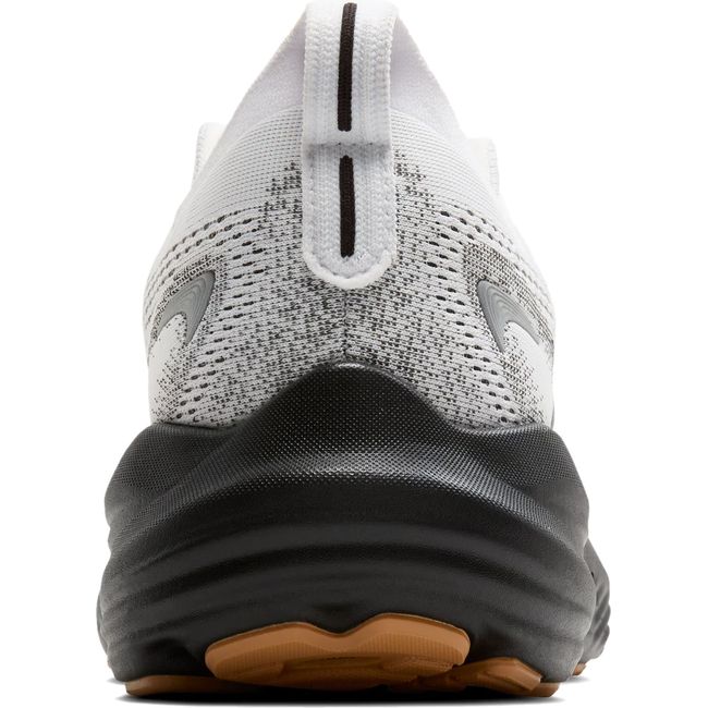 Heel of Women's Brooks Glycerin 22 Running Shoe in White Grey Black