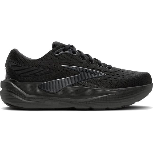 Lateral side of Women's Brooks Ghost Max 3 Walking andRunning Shoe in Black Ebony