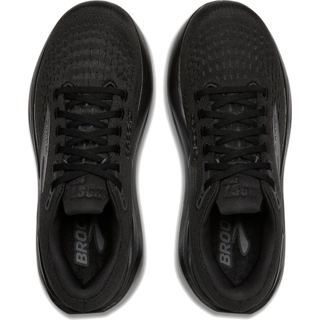 Upper of Women's Brooks Ghost Max 3 Walking and Running Shoe in Black Ebony