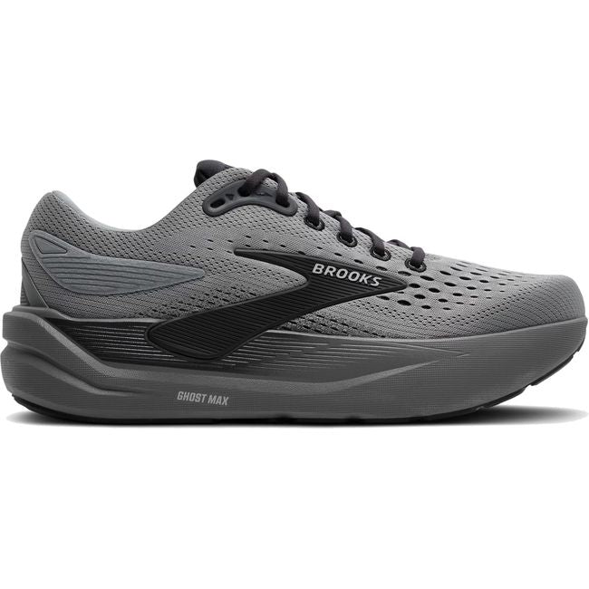 Lateral side of Women's Brooks Ghost Max 3 Walking andRunning Shoe in Primer Grey Ebony