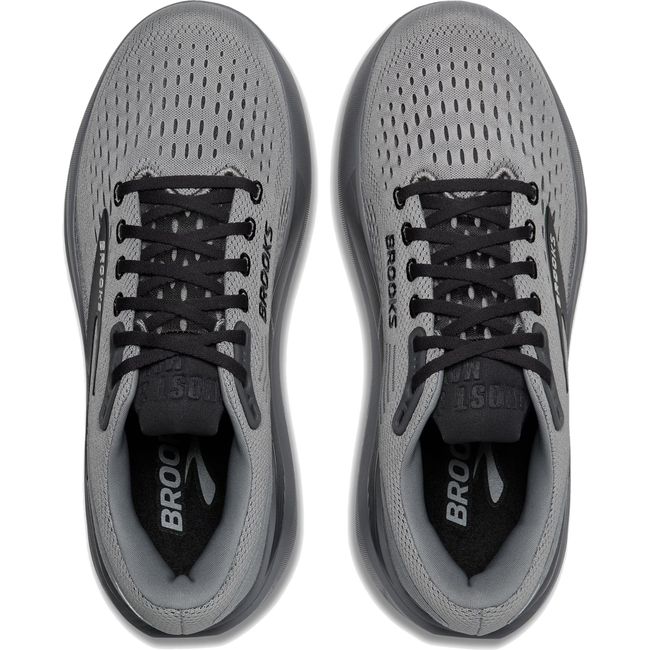 Upper of Women's Brooks Ghost Max 3 Walking and Running Shoe in Primer Grey Ebony