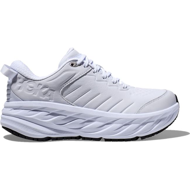Hoka Women's Bondi 7 SR Work Shoe White 1110521/1129351-WHT