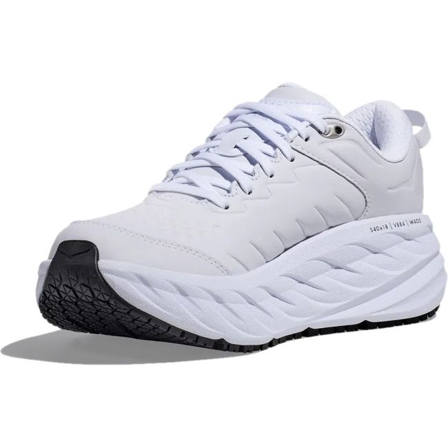 Hoka Women's Bondi 7 SR Work Shoe White 1110521/1129351-WHT