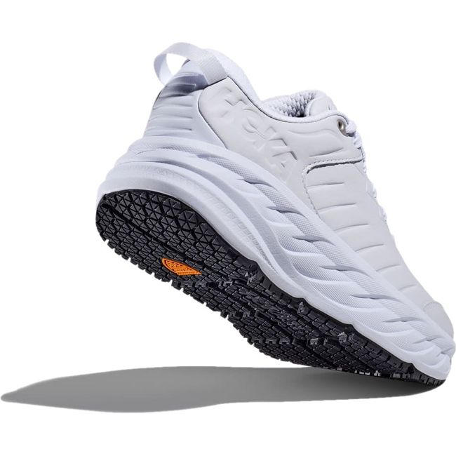 Hoka Women's Bondi 7 SR Work Shoe White 1110521/1129351-WHT