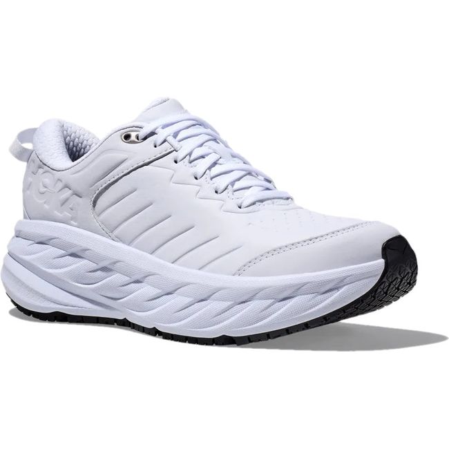 Hoka Women's Bondi 7 SR Work Shoe White 1110521/1129351-WHT