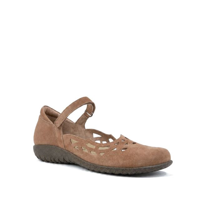 Naot Women's Agathis Mary Jane in Rosewood Suede