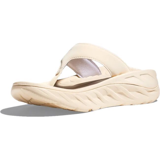 Hoka Women's Ora Recovery Flip Flop VANILLA/LUNAR ROCK 1117910-VLN