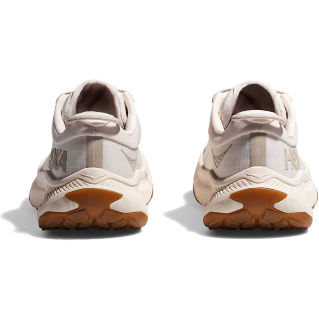 Heels of Hoka Women's Transport Lifestyle Shoes in eggnog color