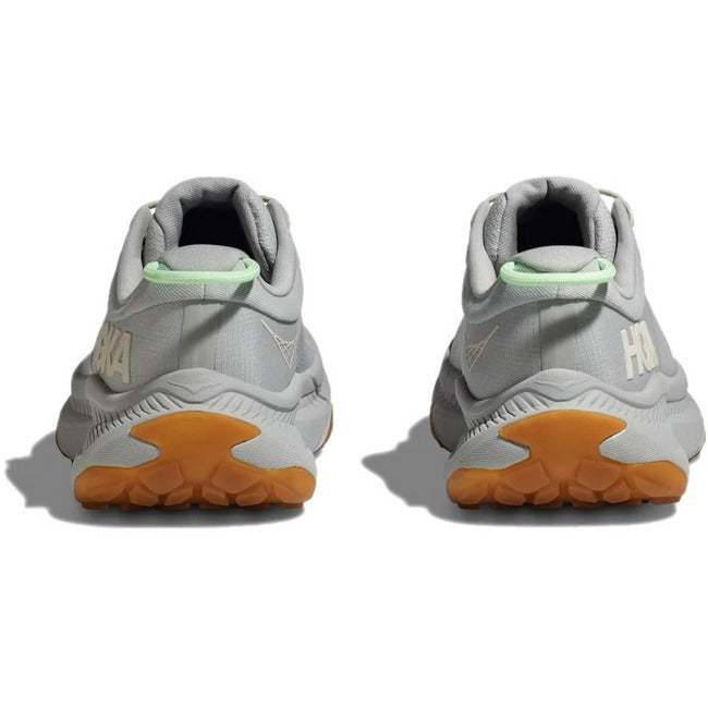 Heels of Hoka Women's Transport Lifestyle Shoes in eggnog color