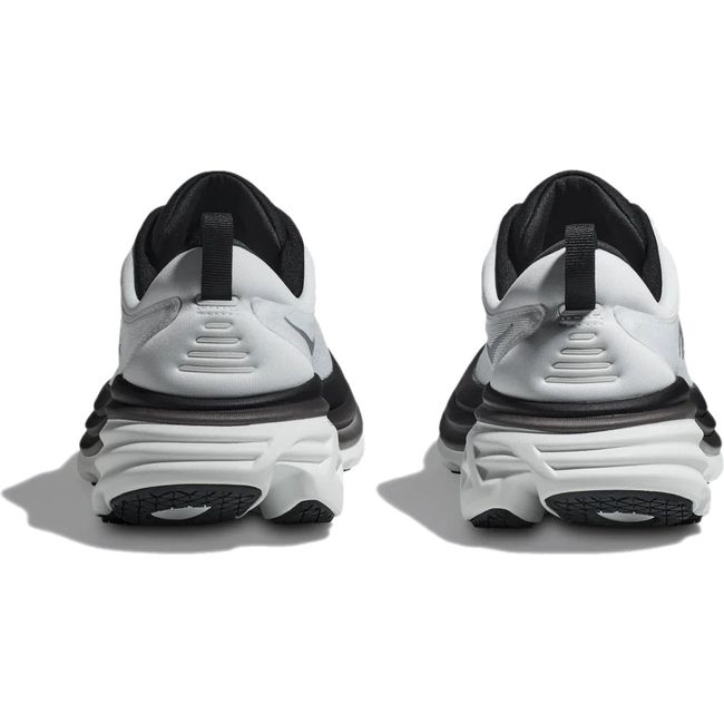 Hoka Men's Bondi 8 Running Shoe White/Black 1123202-WBLC