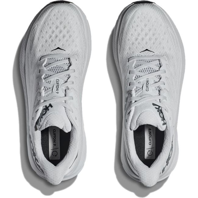 Hoka Men&#39;s Clifton 9 Running Shoe NIMBUS CLOUD/STEEL WOOL 1127895/1132210-NCSW