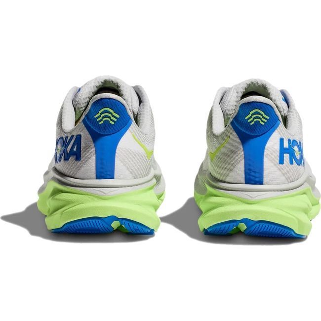 Hoka Men&#39;s Clifton 9 Running Shoe Stardust/Electric Cobalt 1127895/1132210-STLC