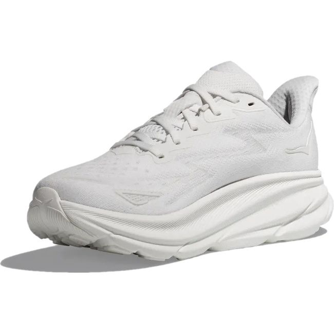 Hoka Women&#39;s Clifton 9 Running Shoe White/White 1127896/1132211-WWH