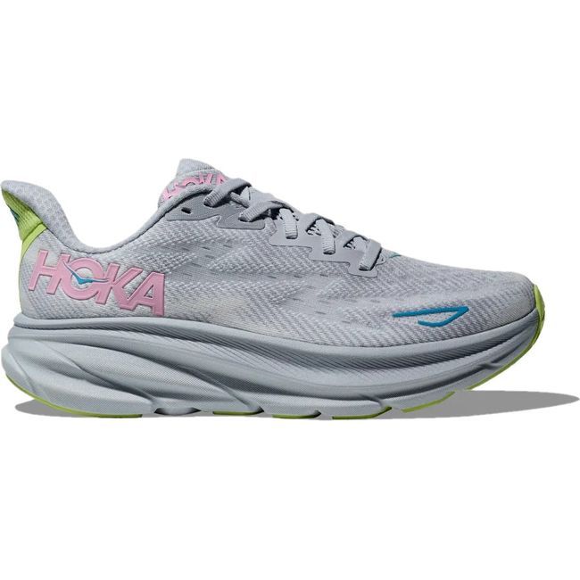 Hoka Women's Clifton 9 Running Shoe Gull/Sea Ice 1127896-GLLS