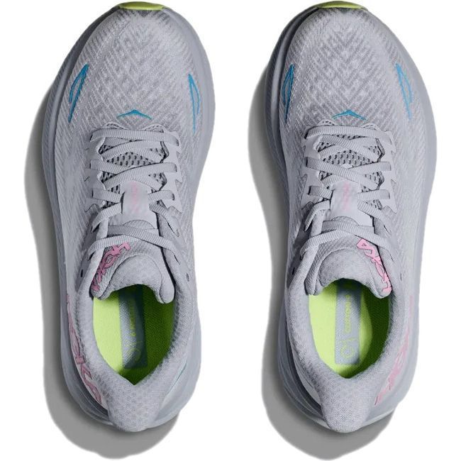 Hoka Women's Clifton 9 Running Shoe Gull/Sea Ice 1127896-GLLS