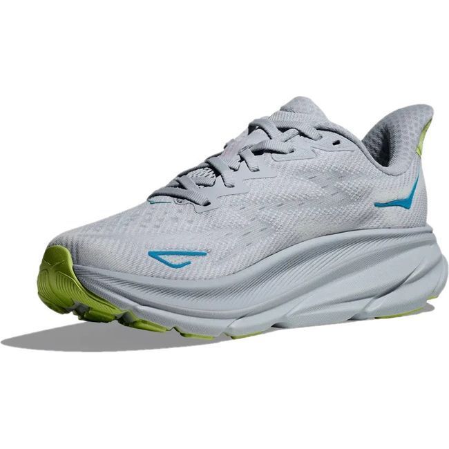 Hoka Women's Clifton 9 Running Shoe Gull/Sea Ice 1127896-GLLS