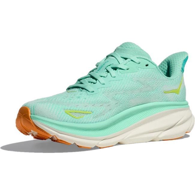 Hoka Women's Clifton 9 Running Shoe Seafoam/Aqua Breeze 1127896-SMQ