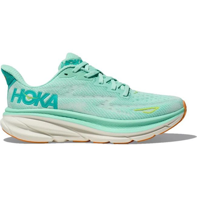 Hoka Women's Clifton 9 Running Shoe Seafoam/Aqua Breeze 1127896-SMQ