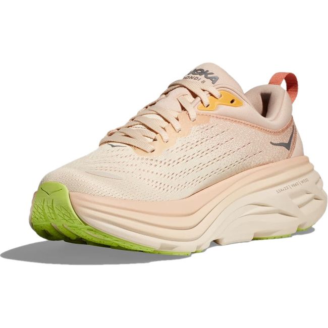 Hoka Women&#39;s Bondi 8 Running Shoe Cream/Vanilla 1127952-CMV