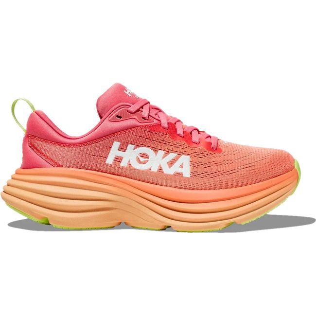 Hoka Women's Bondi 8 Running Shoe Coral/Papaya 1127952-CPPY