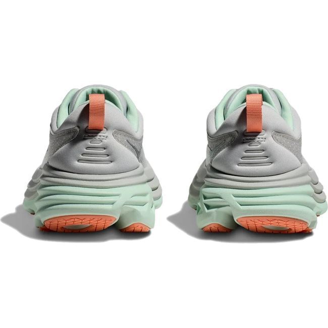 Hoka Women&#39;s Bondi 8 Running Shoe Stardust/Aqua Breeze 1127952-SQB