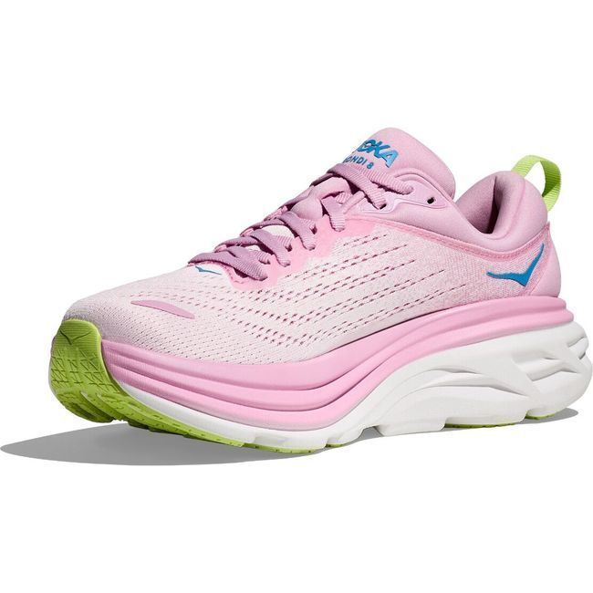 Hoka Women&#39;s Bondi 8 Running Shoe Pink/Twilight  1127952-PTWL