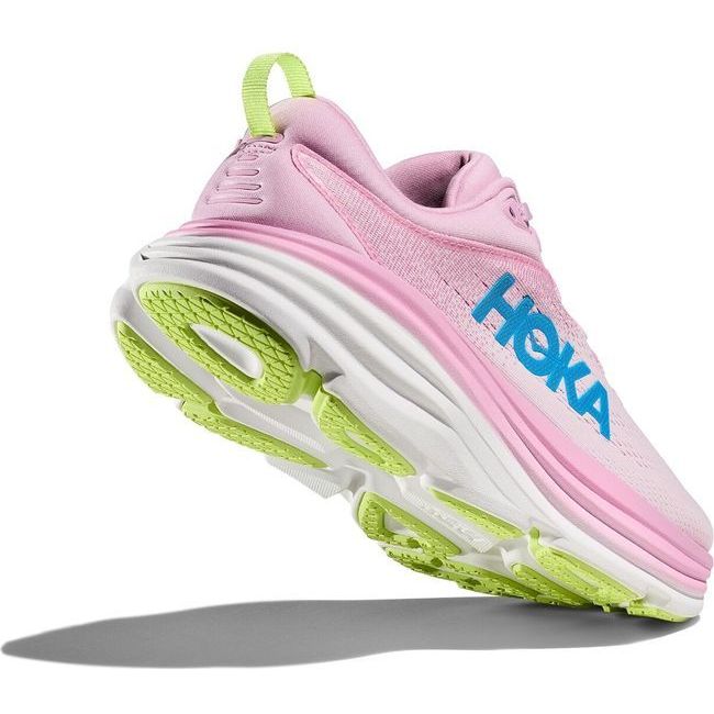 Hoka Women&#39;s Bondi 8 Running Shoe Pink/Twilight  1127952-PTWL
