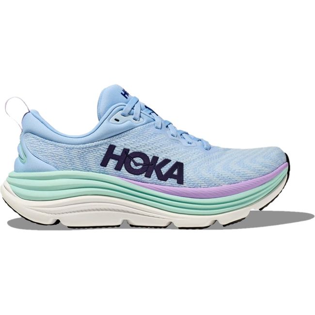 Hoka Women's Gaviota 5 Running Shoe AIRY BLUE/SUNLIT OCEAN 1134235/1134270-ABSO