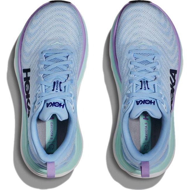 Hoka Women's Gaviota 5 Running Shoe AIRY BLUE/SUNLIT OCEAN 1134235/1134270-ABSO