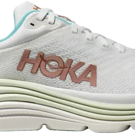 Hoka Women's Gaviota 5 Running Shoe Frost/Rose Gold 1134235-FTRS / 1134270-FTRS