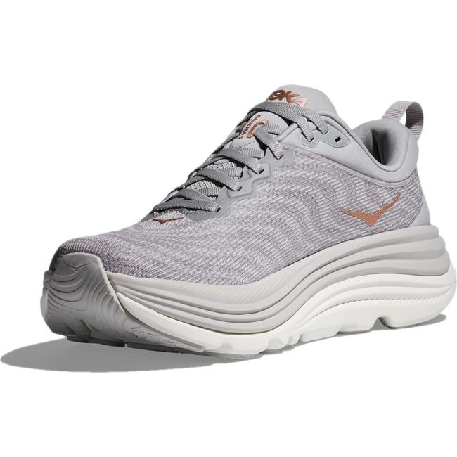 Hoka Women's Gaviota 5 Running Shoe HARBOR MIST/ROSE GOLD 1134235/1134270-HMRG