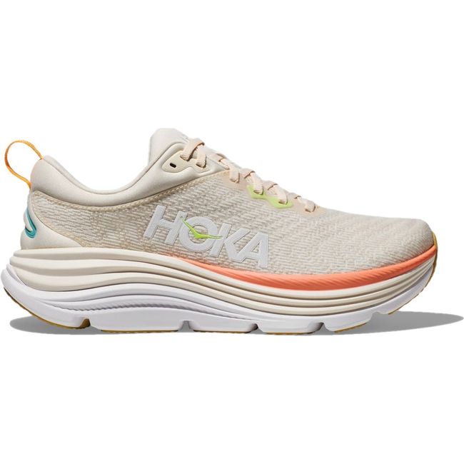 Hoka Women's Gaviota 5 Running Shoe Vanilla/Eggnog 1134235/1134270-VLG