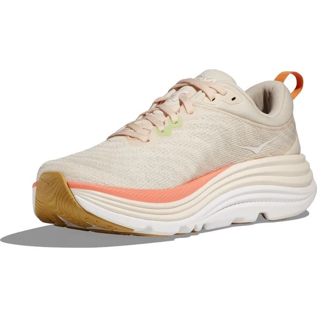 Hoka Women's Gaviota 5 Running Shoe Vanilla/Eggnog 1134235/1134270-VLG