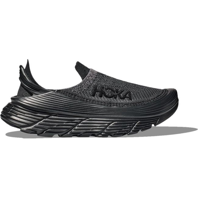 Hoka Unisex Restore TC Recovery Shoe Black/Black  1134532-BBLC