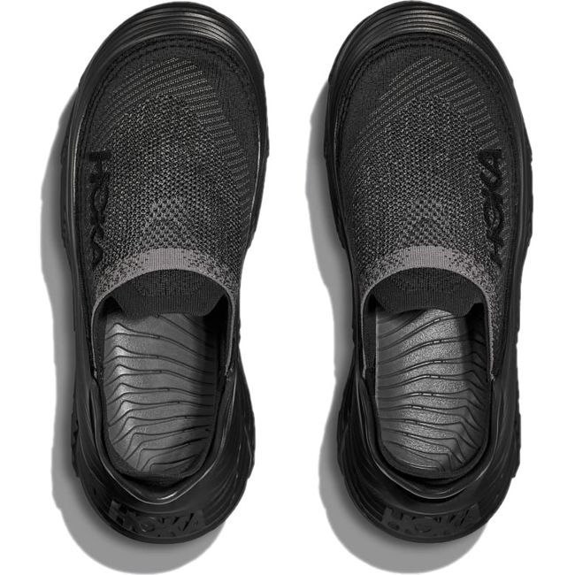 Hoka Unisex Restore TC Recovery Shoe Black/Black  1134532-BBLC