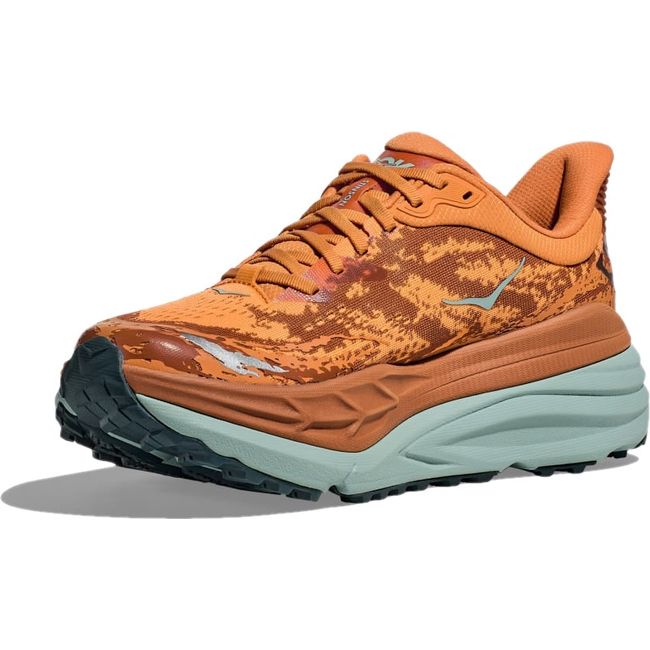 Hoka Men's Stinson ATR 7 Trail Running Shoe AMBER HAZE/AMBER BROWN 1141530-AHAB