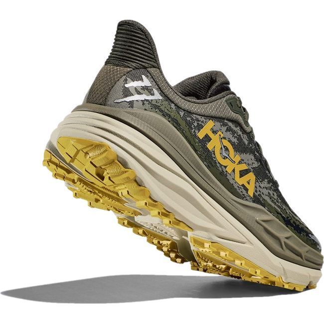 Hoka Men's Stinson 7 Running Shoe Olive Haze/Forest Cover 1141530-OZF