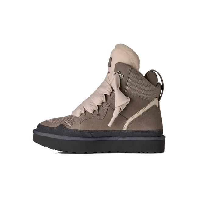 Medial side of UGG Women's Highmel Boot in Cobble Gray