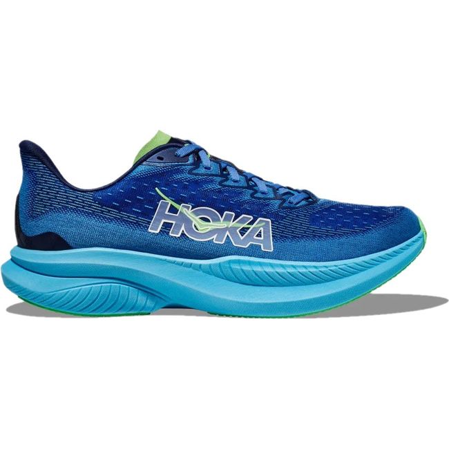 Hoka Men's Mach 6 Running Shoe VIRTUAL BLUE/BELLWETHER BLUE 1147790-VWT