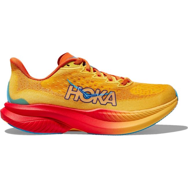 Hoka Men's Mach 6 Running Shoe Poppy/Squash 1147790-PYS