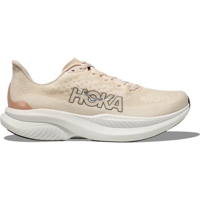 Hoka Women's Mach 6 Running Shoe Eggnog/Vanilla 1147810-EGV