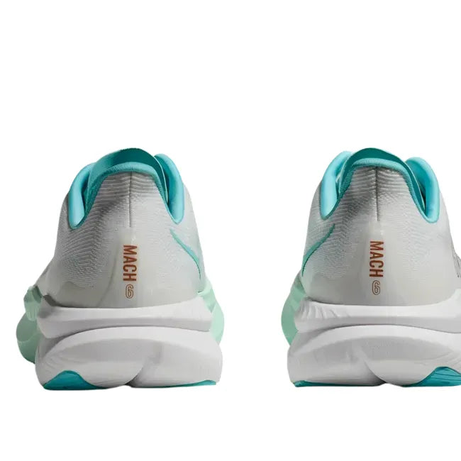 Hoka Women's Mach 6 Running Shoe Frost/Rose Gold 1147810-FTRS