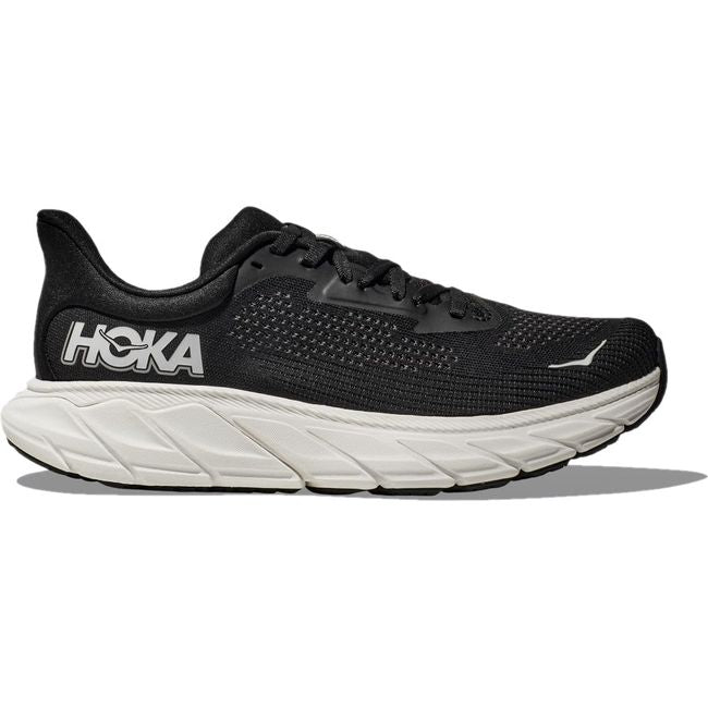 Hoka Men's Arahi 7 Running Shoe Black/White 1147850/1147870-BWHT