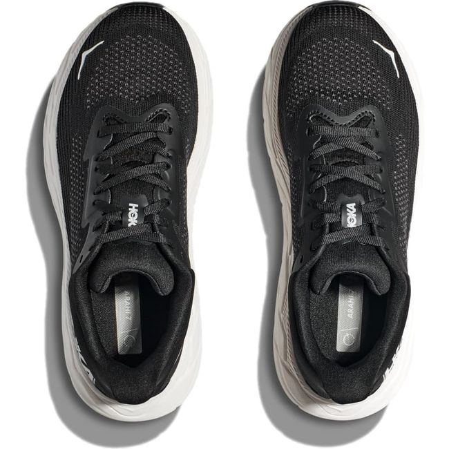 Hoka Men's Arahi 7 Running Shoe Black/White 1147850/1147870-BWHT