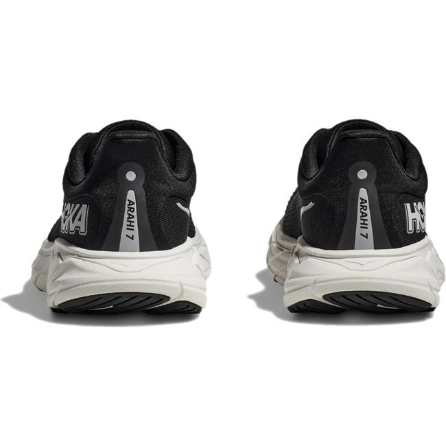 Hoka Men's Arahi 7 Running Shoe Black/White 1147850/1147870-BWHT