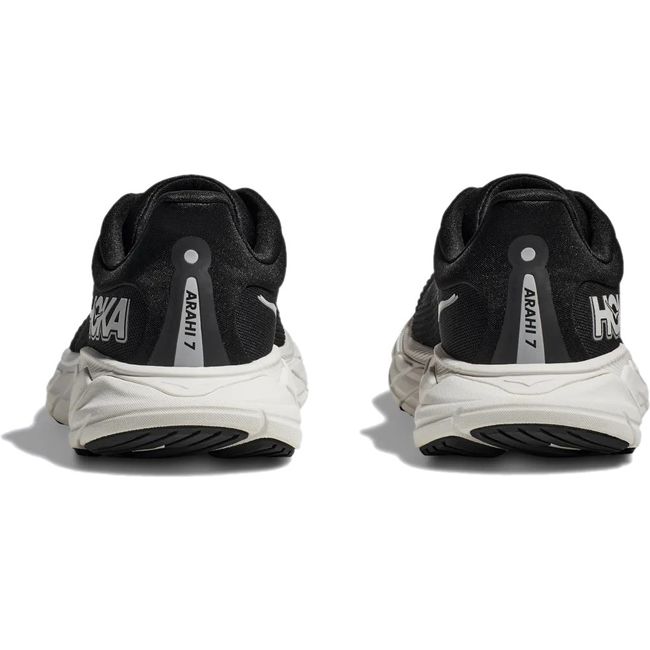 Hoka Women&#39;s Arahi 7 Running Shoe Black/White 1147851/1147890-BWHT