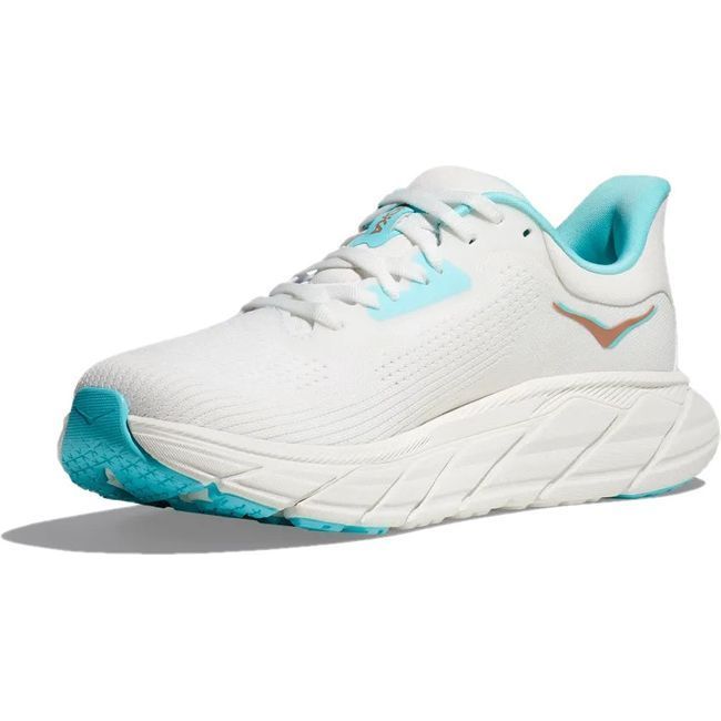 Hoka Women&#39;s Arahi 7 Running Shoe Frost/Rose Gold 1147851-FTRS