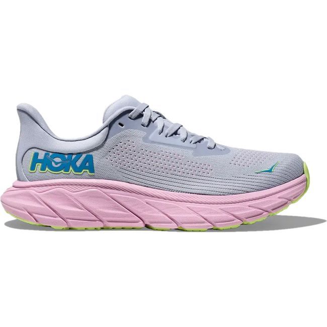 Hoka Women's Arahi 7 Running Shoe Gull/Pink Twilight 1147851-GLP